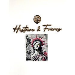 Tableau Napoléon Franchissant les Alpes Carré - Histoire 2 Frères