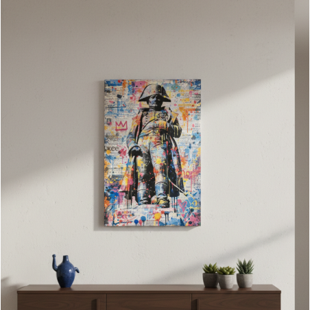 Tableau Napoléon Franchissant les Alpes Carré - Histoire 2 Frères