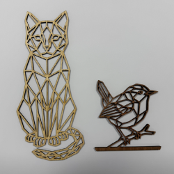 Décoration Chat Bois